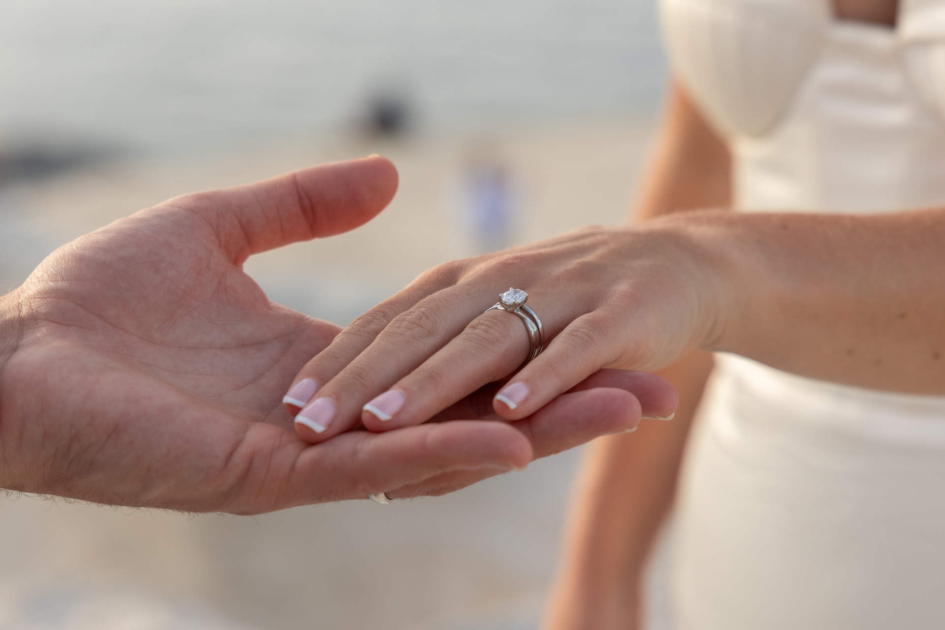 Proposal moment overlooking the Aegean sea
